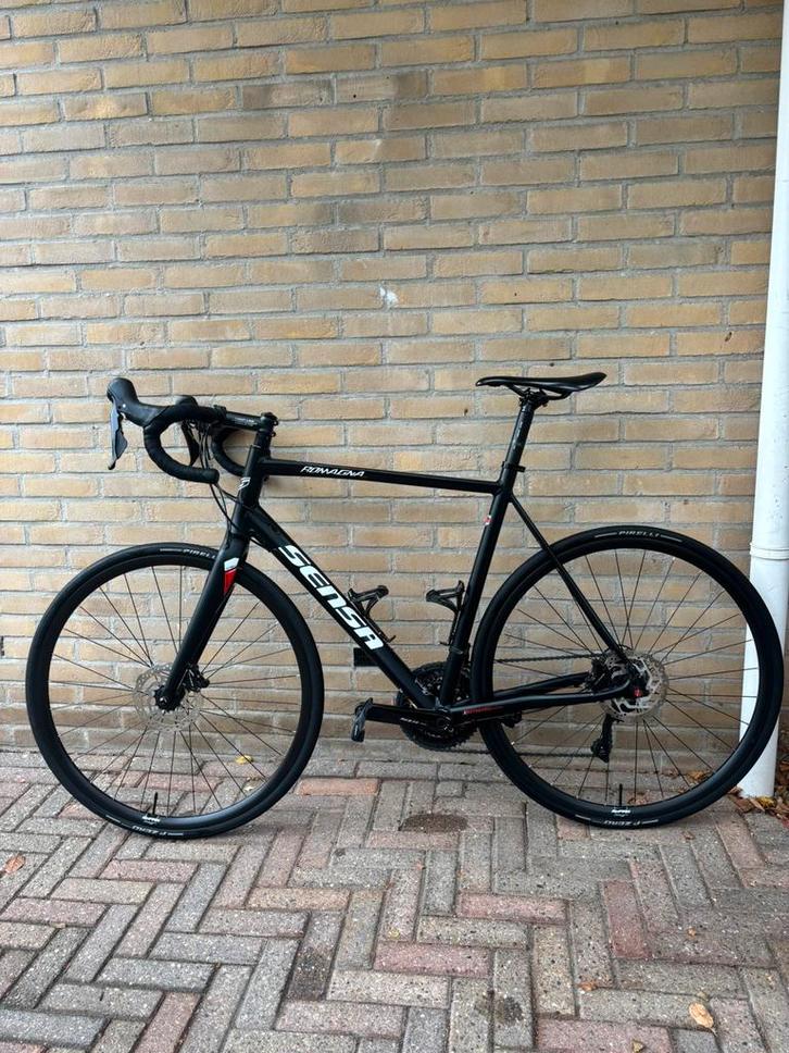 Racefiets Sensa Romagna Disc Black 105, Fietsen en Brommers, Fietsen | Racefietsen, Zo goed als nieuw, Heren, Overige merken, Meer dan 20 versnellingen