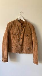 Leren jasje bruin / camel kleurig Julia S. Roma, Kleding | Dames, Bruin, Maat 42/44 (L), Ophalen of Verzenden, Onbekend