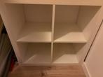 IKEA Kallax Kast - 4 Vakken - Wit - 77x77cm, Ophalen, Met plank(en), Kunststof, Gebruikt
