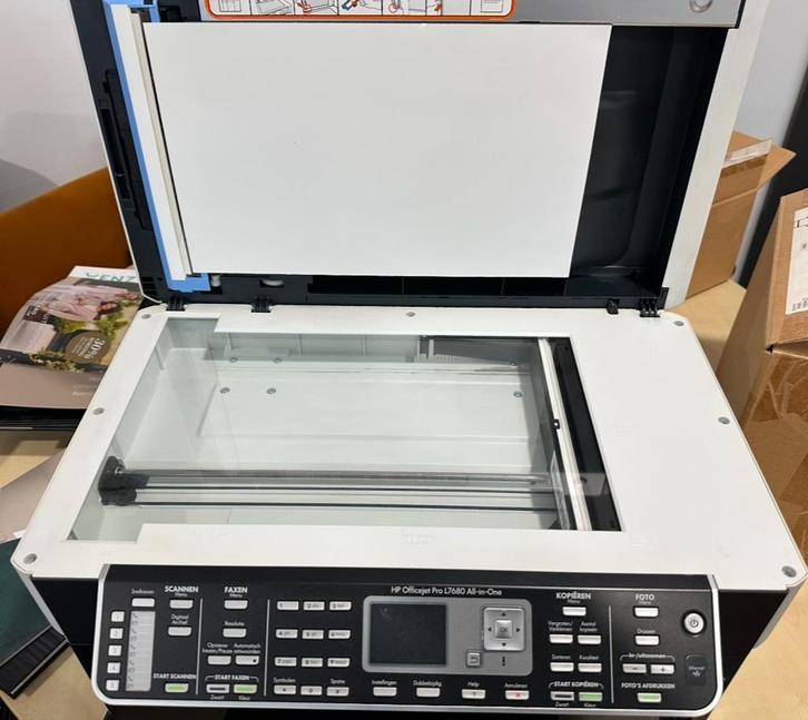 HP OFFİCEJET PRO L 7680 all in one printer scanner, Computers en Software, Printers, Gebruikt, All-in-one, Ophalen of Verzenden