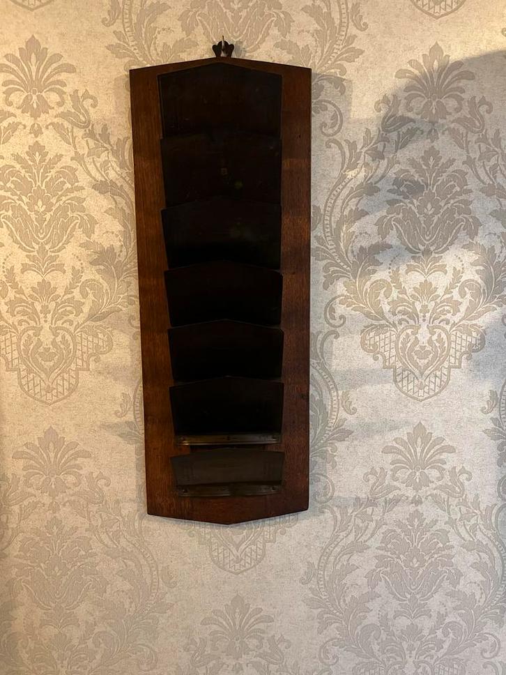 Vintage Brievenbak maandag tot zondag., Huis en Inrichting, Woonaccessoires | Overige, Gebruikt, Ophalen