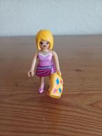 Playmobile  dame in strandoutfit en strandtas., Kinderen en Baby's, Speelgoed | Playmobil, Ophalen of Verzenden, Zo goed als nieuw