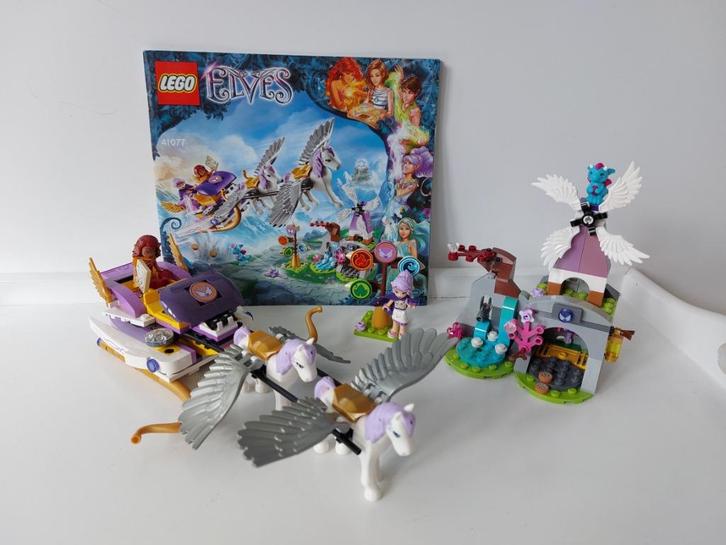 Lego Elves 41077 Aira’s Pegasus Sleigh / slee, Kinderen en Baby's, Speelgoed | Duplo en Lego, Gebruikt, Lego, Complete set, Ophalen of Verzenden