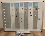 Bizzyboard planbord met veel pictogram magneten, Huis en Inrichting, Woonaccessoires | Memoborden, Ophalen, Gebruikt