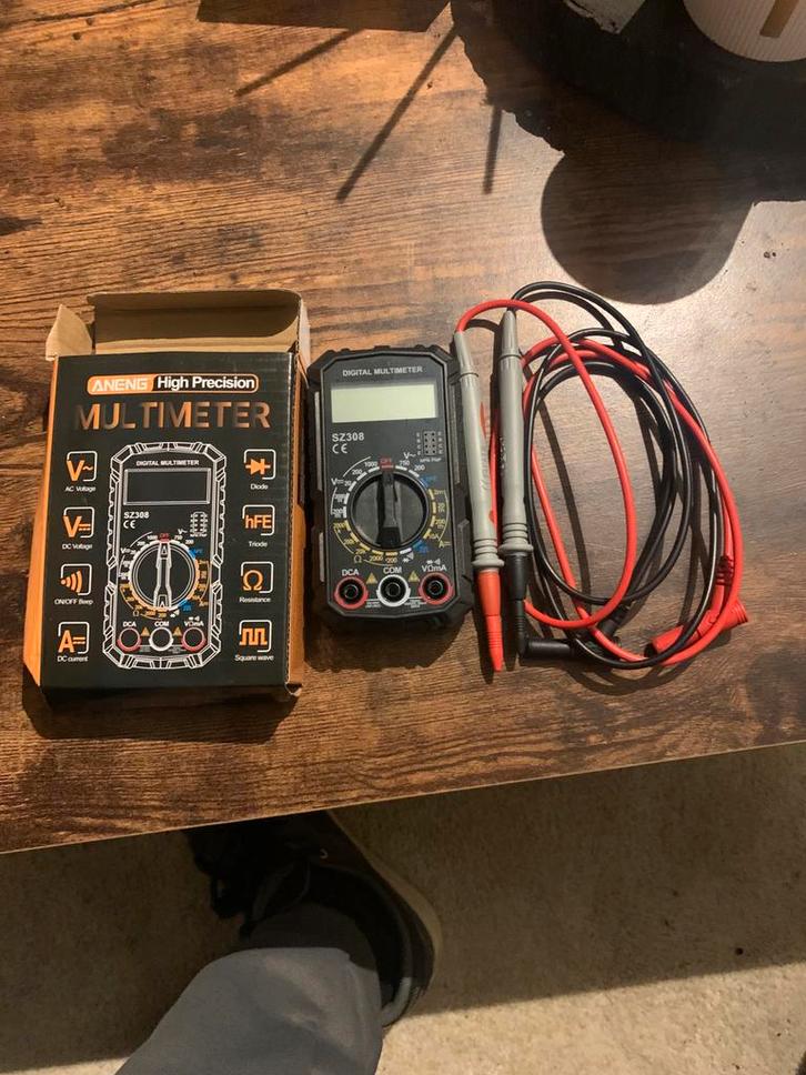 ANENG SZ308 Digitale Multimeter - Nieuwstaat, Doe-het-zelf en Verbouw, Meetapparatuur, Nieuw, Multimeter, Ophalen of Verzenden