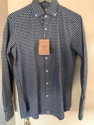 Sonrisa Luxury Shirt - Blauw Geruit - maat 38 beschikbaar voor biedingen