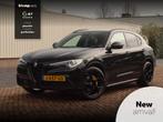 Alfa Romeo Stelvio 2.0 T AWD Veloce | Ad.Onderstel | Schuifd, Auto's, Alfa Romeo, Automaat, Euro 6, 4 cilinders, Zwart