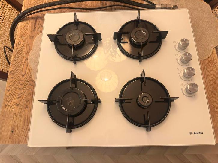 Bosch Opbouw Gasstel - Perfect voor uw keuken!, Witgoed en Apparatuur, Kookplaten, Gebruikt, Vrijstaand, Gas, 4 kookzones, Ophalen