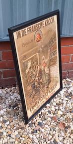 Reclame affiche van Hartevelt & Zoon, In de Fransche Kroon., Ophalen, Reclamebord, Gebruikt, .