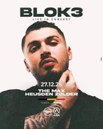 BLOK3 TICKET VIP | ZSM WEG, Tickets en Kaartjes, Concerten | Pop, Eén persoon, December