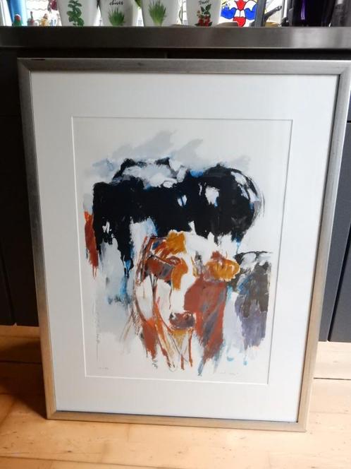 Hans Buenk zeefdruk 'Just you' in perfecte lijst 70x90cm, Antiek en Kunst, Kunst | Litho's en Zeefdrukken, Ophalen