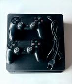 Ps4 slim 500gb, Spelcomputers en Games, Spelcomputers | Sony PlayStation 4, Ophalen, Zo goed als nieuw, Met 2 controllers, Slim
