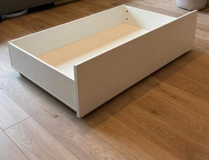 Ikea Malm Bedlade - Wit, Huis en Inrichting, Slaapkamer | Bedden, Gebruikt, Eenpersoons, 90 cm, 200 cm, Hout, Wit, Ophalen