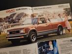 Brochure GMC S-15 Pickups 1987 USA, Ophalen of Verzenden, Zo goed als nieuw, Overige merken