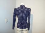 Irie Wash polkadot travel stof blouse witte stippen S, Irie wash, Zo goed als nieuw, Maat 36 (S), Verzenden