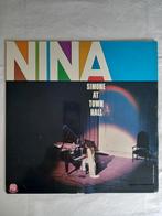 NINA Simone at Town Hall., Cd's en Dvd's, Vinyl | Jazz en Blues, Ophalen of Verzenden, Zo goed als nieuw