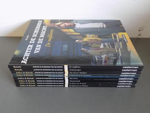Achter de schermen van de macht ~ Complete serie HC 1 t/m 8, Boeken, Stripboeken, Zo goed als nieuw, Complete serie of reeks, Ophalen of Verzenden