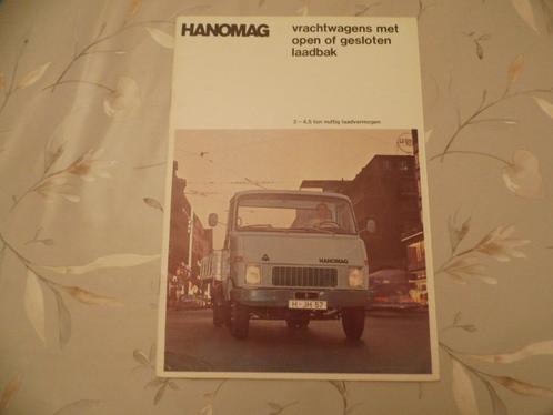 Hanomag vrachtwagens met open of gesloten laadbak, Boeken, Auto's | Folders en Tijdschriften, Zo goed als nieuw, Overige merken