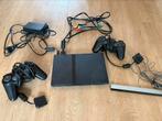 Playstation 2 met spellen, Spelcomputers en Games, Spelcomputers | Sony PlayStation 2, Ophalen of Verzenden, Gebruikt, Met 2 controllers
