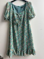 DENNY ROSE kort jurkje turquoise bloemetjes mt 38 en 42, Italie, -, Verzenden, Nieuw