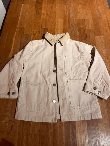 Beige spijkerjas ZARA maat 120 (6-7jaar) beschikbaar voor biedingen