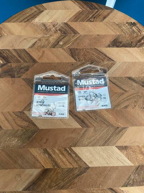 NIEUW Mustad witvis haakjes maat 10/12 (met oogje), Watersport en Boten, Hengelsport | Witvissen, Nieuw, Haak, Ophalen of Verzenden
