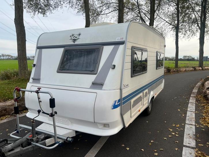 Hobby fe luxe 440, Caravans en Kamperen, Caravans, Particulier, tot en met 4, 500 - 750 kg, Rondzit, Fendt, Vast bed, 4 tot 5 meter