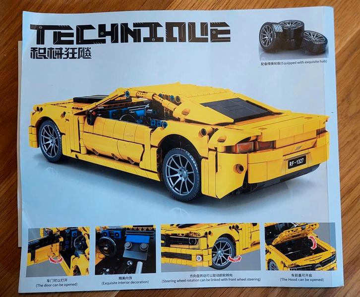 Lego Technic Chevrolet Camaro, Kinderen en Baby's, Speelgoed | Duplo en Lego, Nieuw, Lego, Complete set, Ophalen of Verzenden