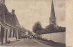 Tzum (Frl.) Tsjom, Oostkant, Dorpsgezicht, veel Volk, 1910, Verzamelen, Ansichtkaarten | Nederland, Verzenden, Voor 1920, Ongelopen