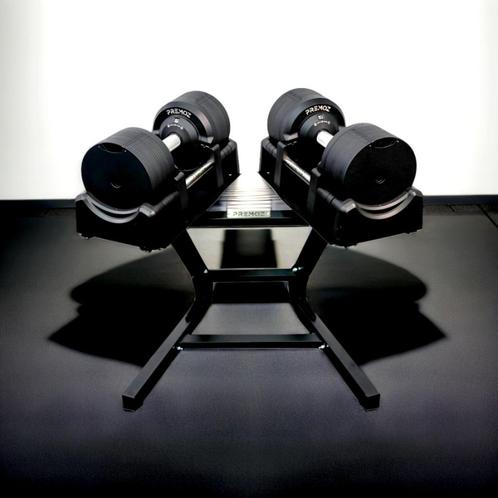 LION PREMOZ BlackValor Verstelbare Dumbbells 4-41.5 kilogr, Sport en Fitness, Fitnessapparatuur, Nieuw, Overige typen, Armen, Benen