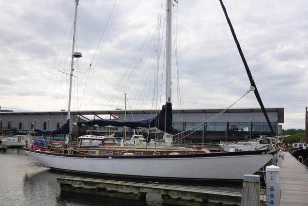 Zeiljacht Witte Raaf, Watersport en Boten, Kajuitzeilboten en Zeiljachten, Gebruikt, Tour-wedstrijdjacht, Staal, 12 meter of meer