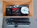 Te koop, 3 Multiblitz Minilite 200 flitslampen, Ophalen, Gebruikt, Overige typen