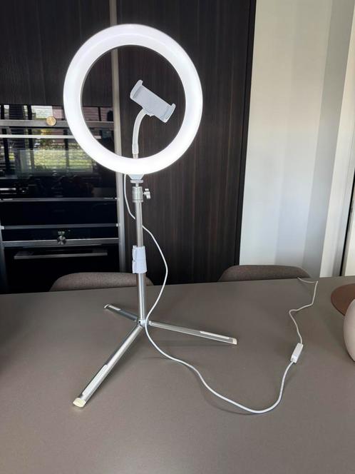 Ringlamp voor selfies/tiktok, Audio, Tv en Foto, Fotografie | Fotostudio en Toebehoren, Zo goed als nieuw, Ophalen of Verzenden