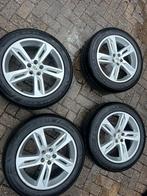 LANDROVER VELGEN MET BANDEN 235-55-19 INCH 5 GAATS, 235 mm, Band(en), Zomerbanden, Ophalen