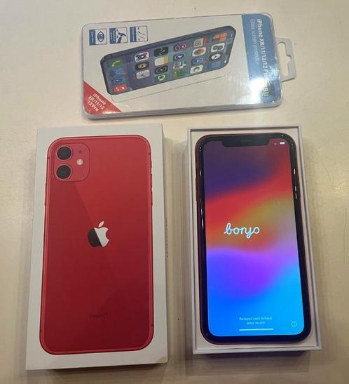 iPhone 11, 128 GB, rood, compleet, origineel doosje, kabel, Telecommunicatie, Mobiele telefoons | Apple iPhone, Gebruikt, 128 GB