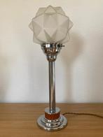 jaren 30 lamp art deco tafellamp chroom en catalin, Ophalen of Verzenden