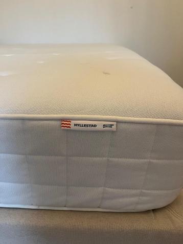 IKEA bedframe Espevar en matras Hyllestad middelhard 140x200 - afbeelding 4