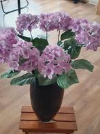 ZWATRE VAAS + 9 HORTENSIA,S, Ophalen of Verzenden, Zo goed als nieuw, Binnen