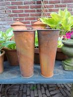 Set koperen brocante vazen, Antiek en Kunst, Ophalen of Verzenden
