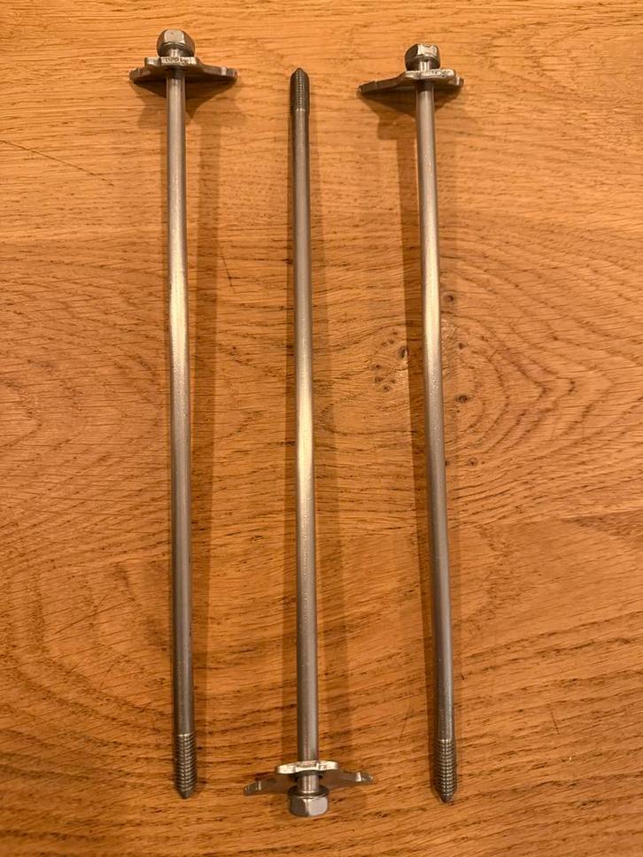 Miele Trommelbouten - Set van 3, Witgoed en Apparatuur, Onderdelen en Toebehoren, Gebruikt, Ophalen of Verzenden