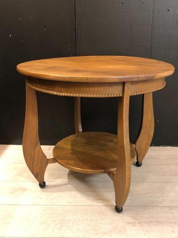 Ongerestaureerde Amsterdamse School Salon Tafel ! beschikbaar voor biedingen