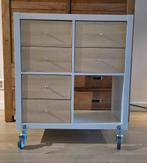Ikea Kallax met wielen, Huis en Inrichting, Kasten | Dressoirs, Ophalen, Gebruikt, 25 tot 50 cm, 50 tot 100 cm