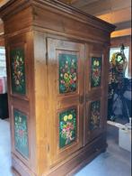 Antieke kastanje houten kast, Ophalen