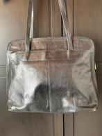 La moda zwarte leren schouder tas, Ophalen of Verzenden, Zo goed als nieuw