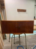 Vintage hangkastje, Ophalen, Teakhout, Zo goed als nieuw, 25 tot 50 cm