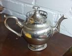 Antieke zilvertinnen theepot van Kurz & Co. in Tiel, Ophalen of Verzenden