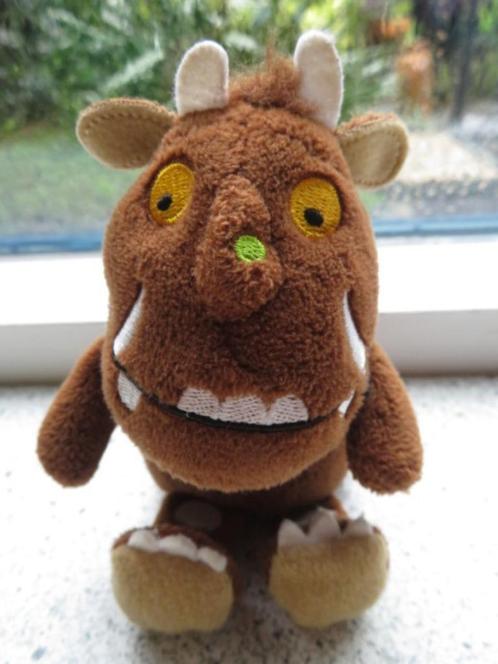 Gruffalo bruin velours monstertje met slagtanden, Kinderen en Baby's, Speelgoed | Knuffels en Pluche, Gebruikt, Overige typen