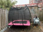 Trampoline 150/220 cm met net, Ophalen, Gebruikt