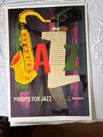 Philips for Jazz – gelimiteerde poster 287/400, Verzamelen, Posters, Ophalen of Verzenden, A1 t/m A3, Muziek, Rechthoekig Staand