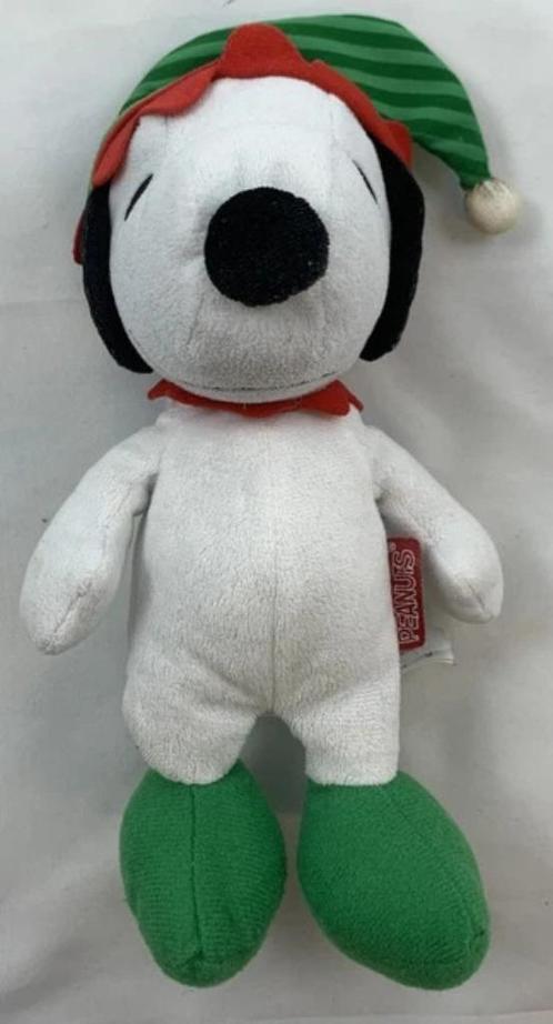 Peanuts Snoopy Knuffel Kerstmuts Kerstmis Knuffeldier 25cm, Kinderen en Baby's, Speelgoed | Knuffels en Pluche, Zo goed als nieuw